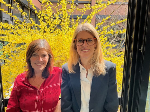  Gaby Schäfers und  Kathrin Brunner-Ruf (v.l.n.r.)